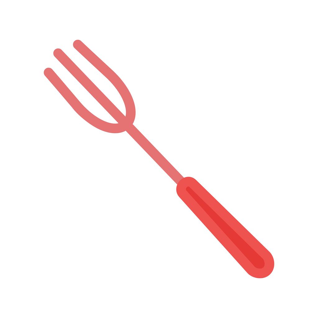 Fork Flat Multicolor Icon - IconBunny