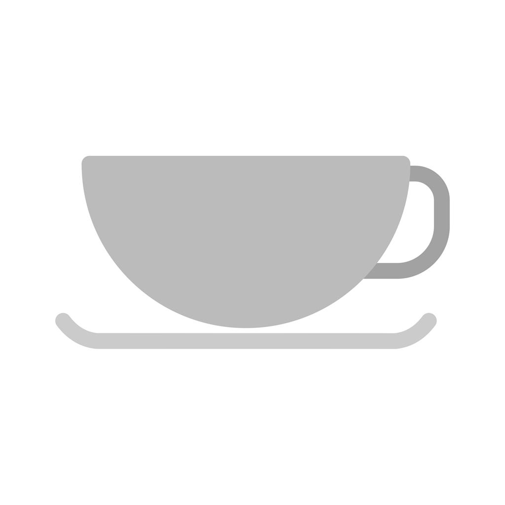 Coffee cup Greyscale Icon - IconBunny