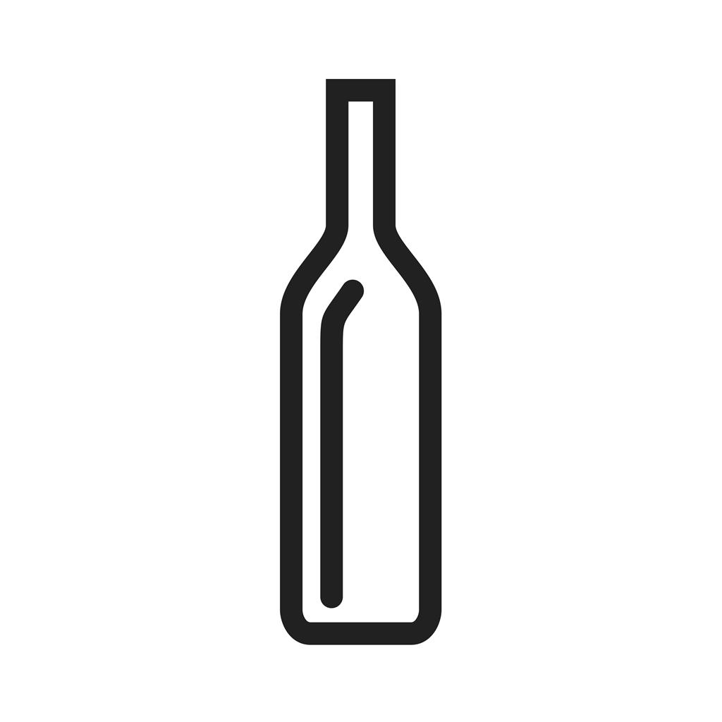 Bottle Line Icon - IconBunny