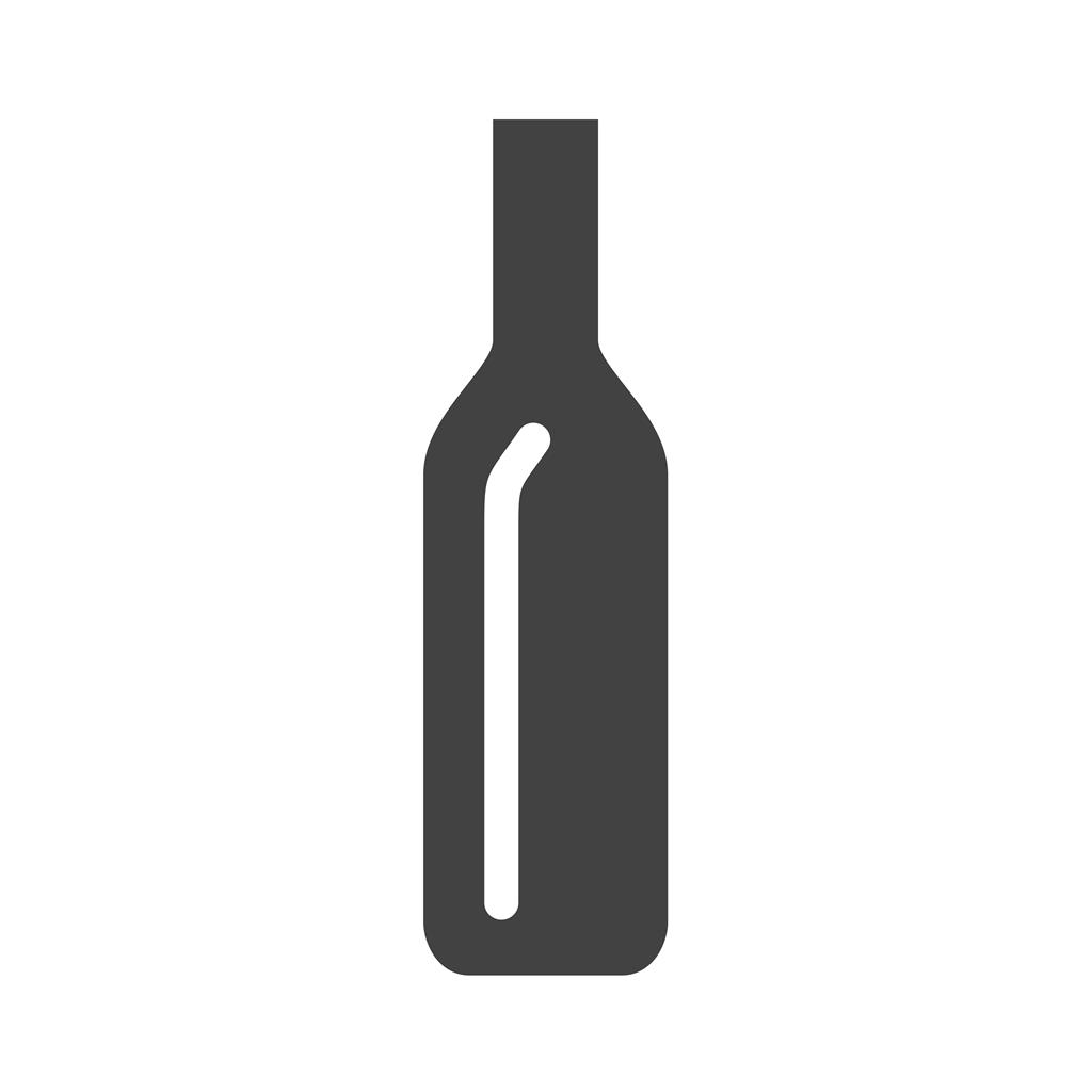 Bottle Glyph Icon - IconBunny