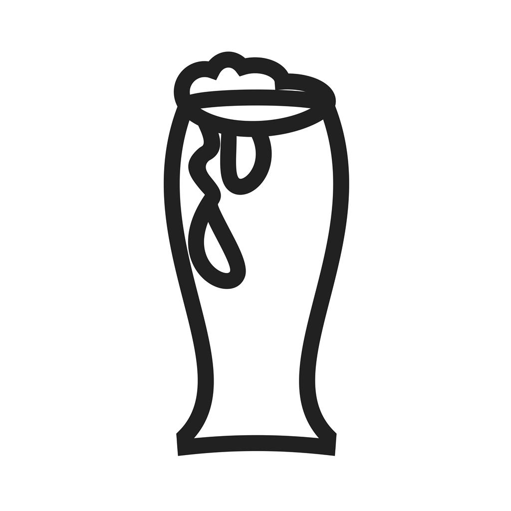 Beer Line Icon - IconBunny