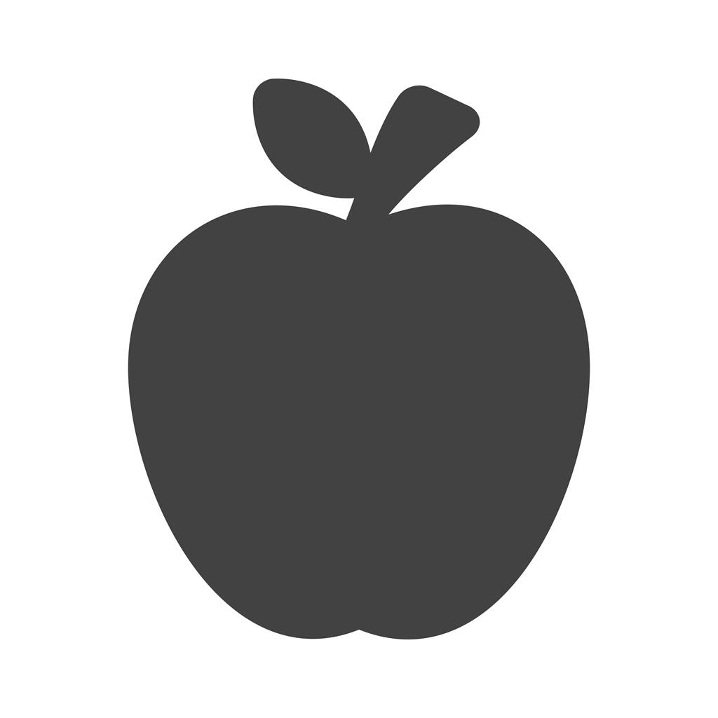 Apple Glyph Icon - IconBunny