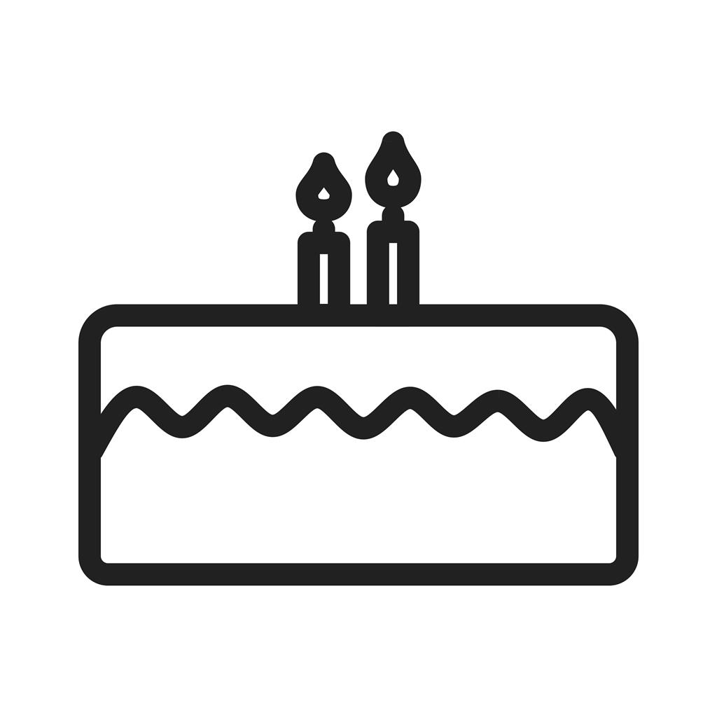 Cake Line Icon - IconBunny