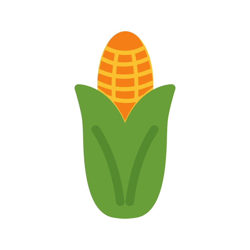 Corn Flat Multicolor Icon - IconBunny