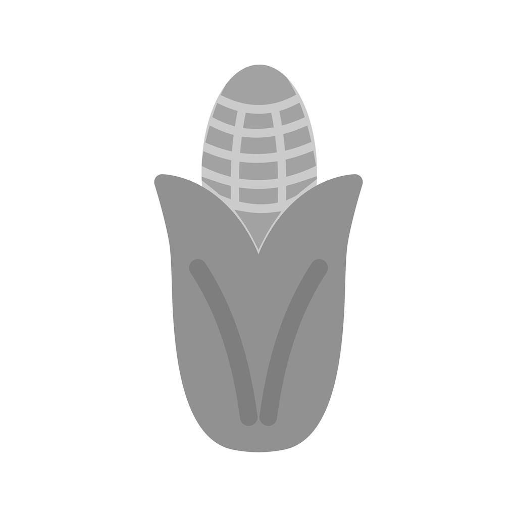 Corn Greyscale Icon - IconBunny