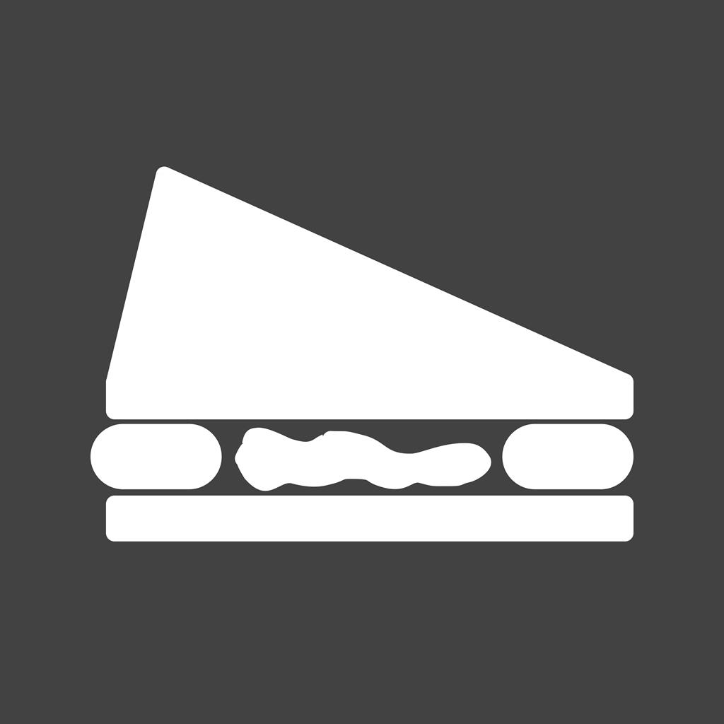 Sandwich Glyph Inverted Icon - IconBunny