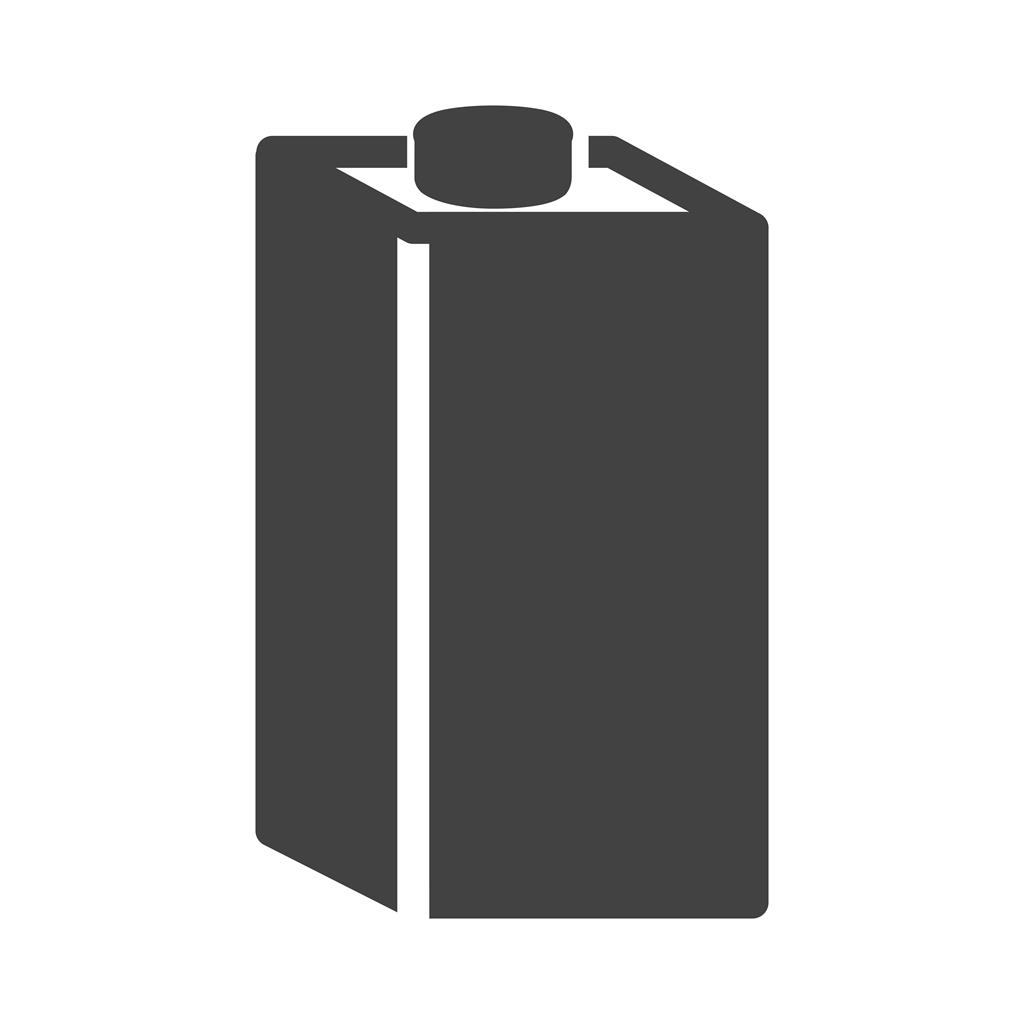 Milk box Glyph Icon - IconBunny