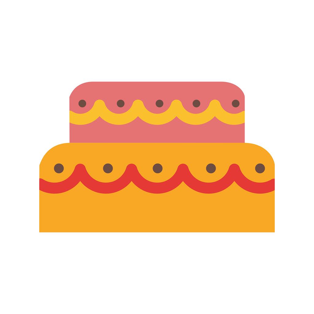 Mouse cake Flat Multicolor Icon - IconBunny