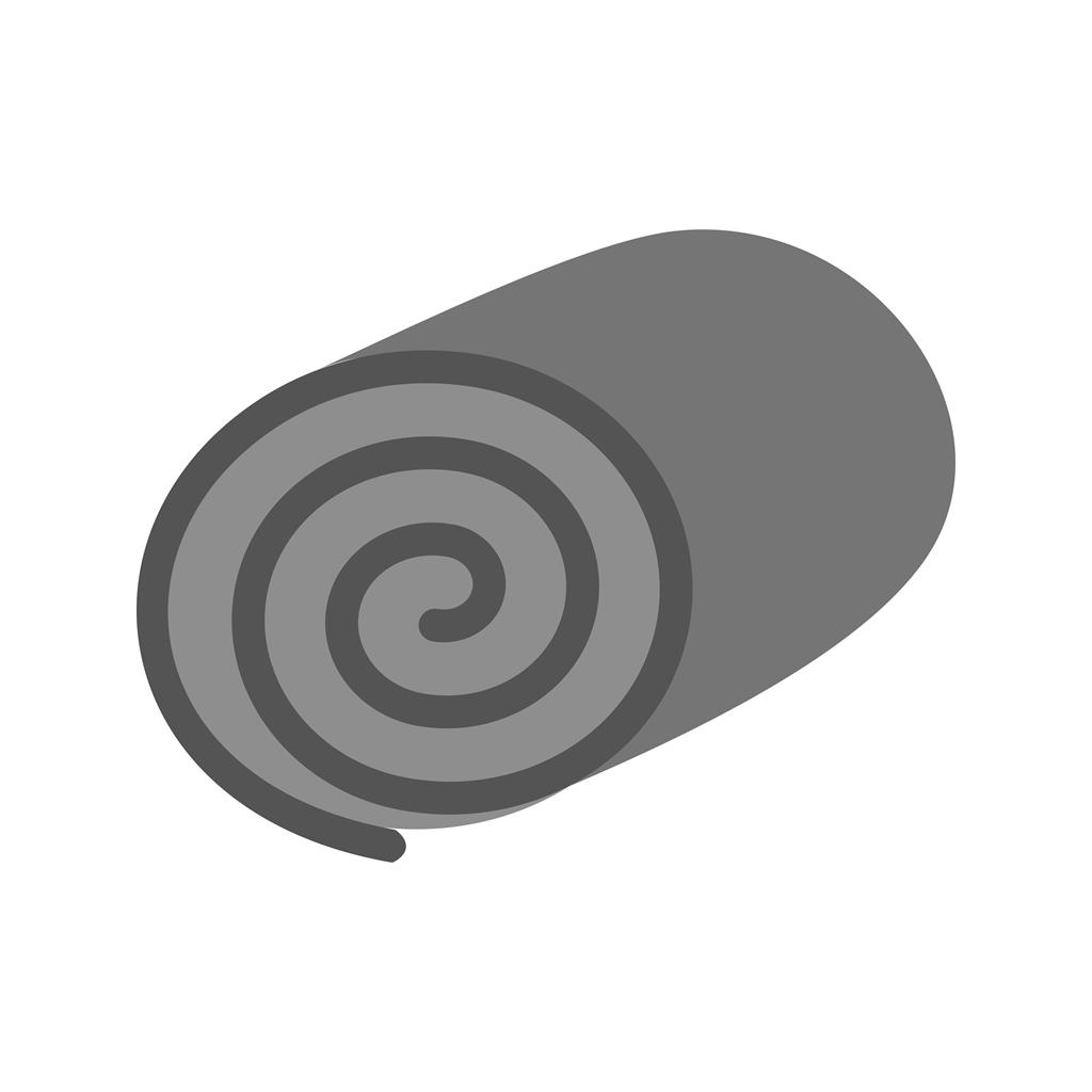 Swiss roll I Greyscale Icon - IconBunny