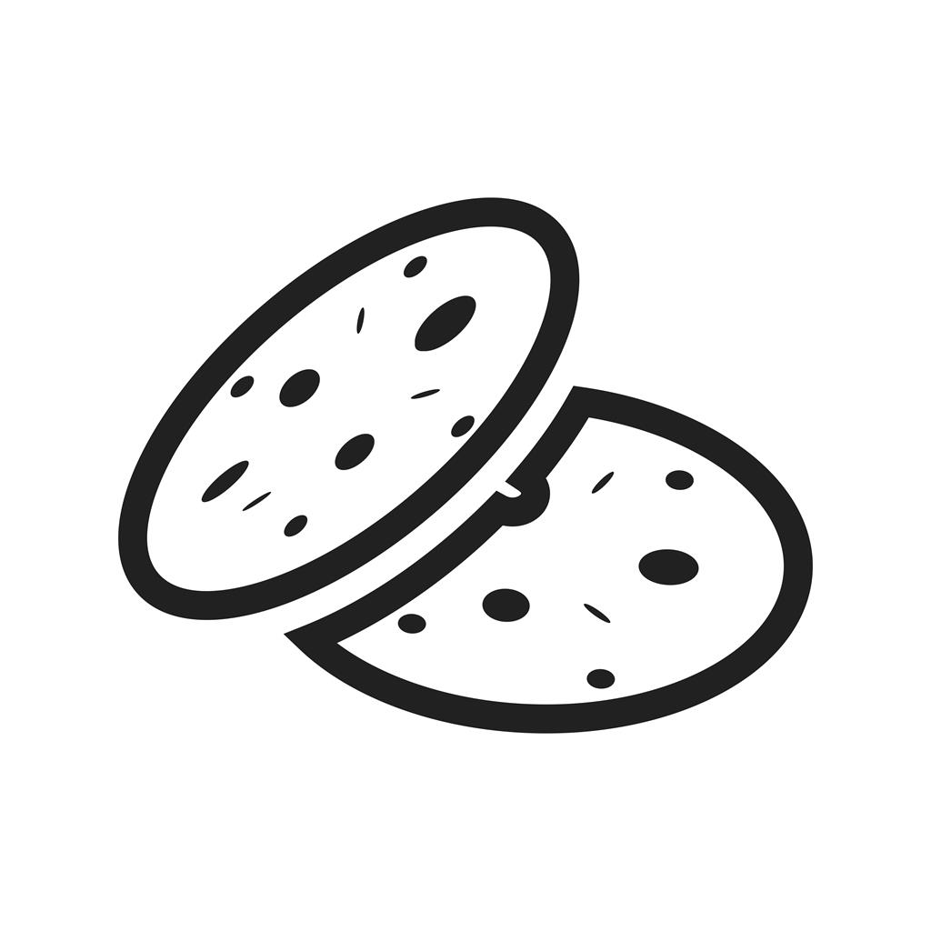 Cookies Line Icon - IconBunny