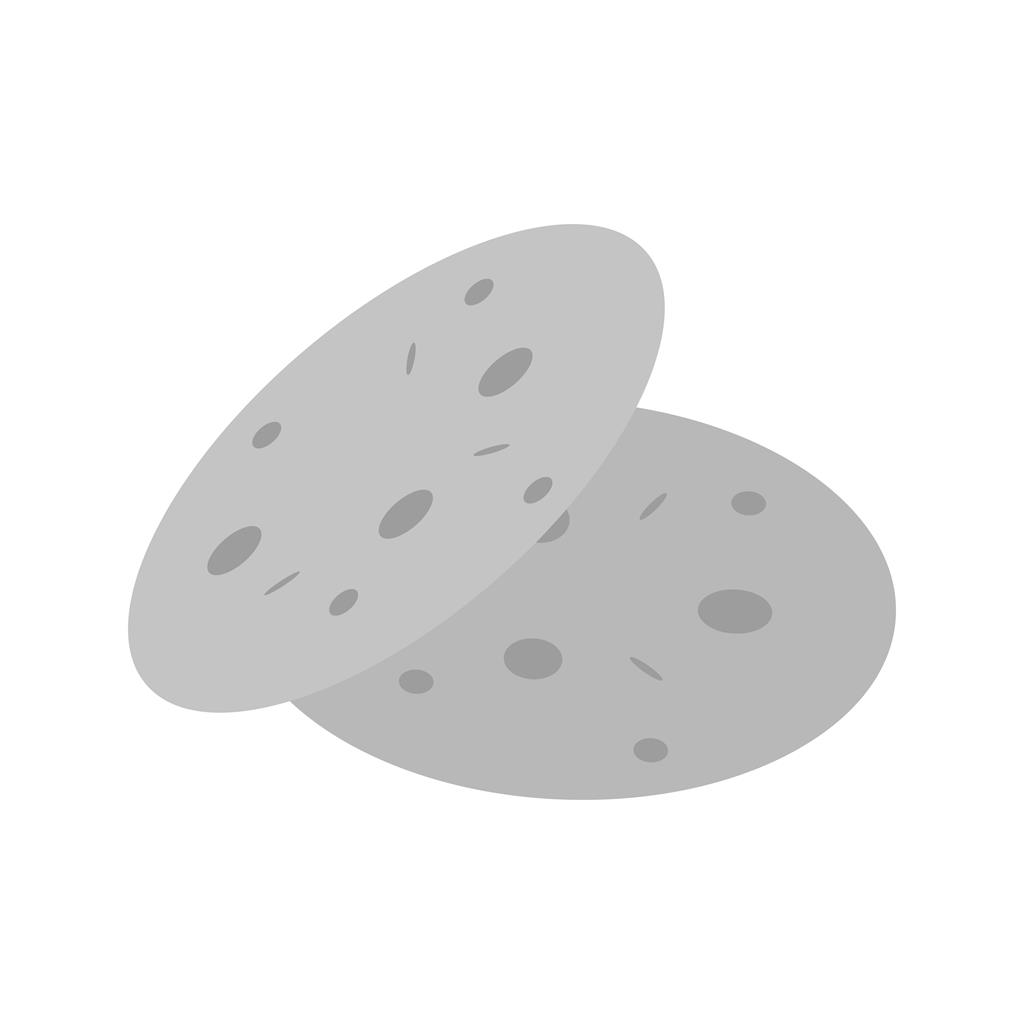 Cookies Greyscale Icon - IconBunny