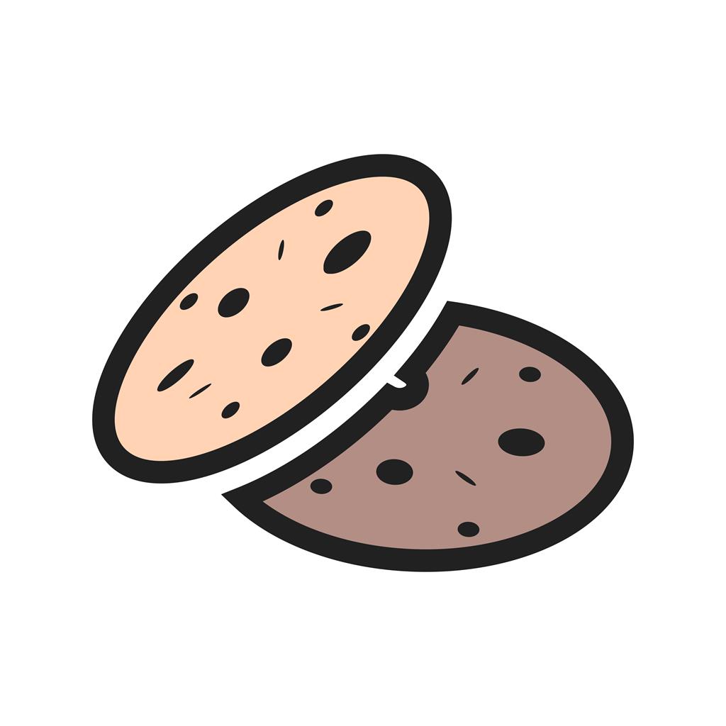 Cookies Line Filled Icon - IconBunny