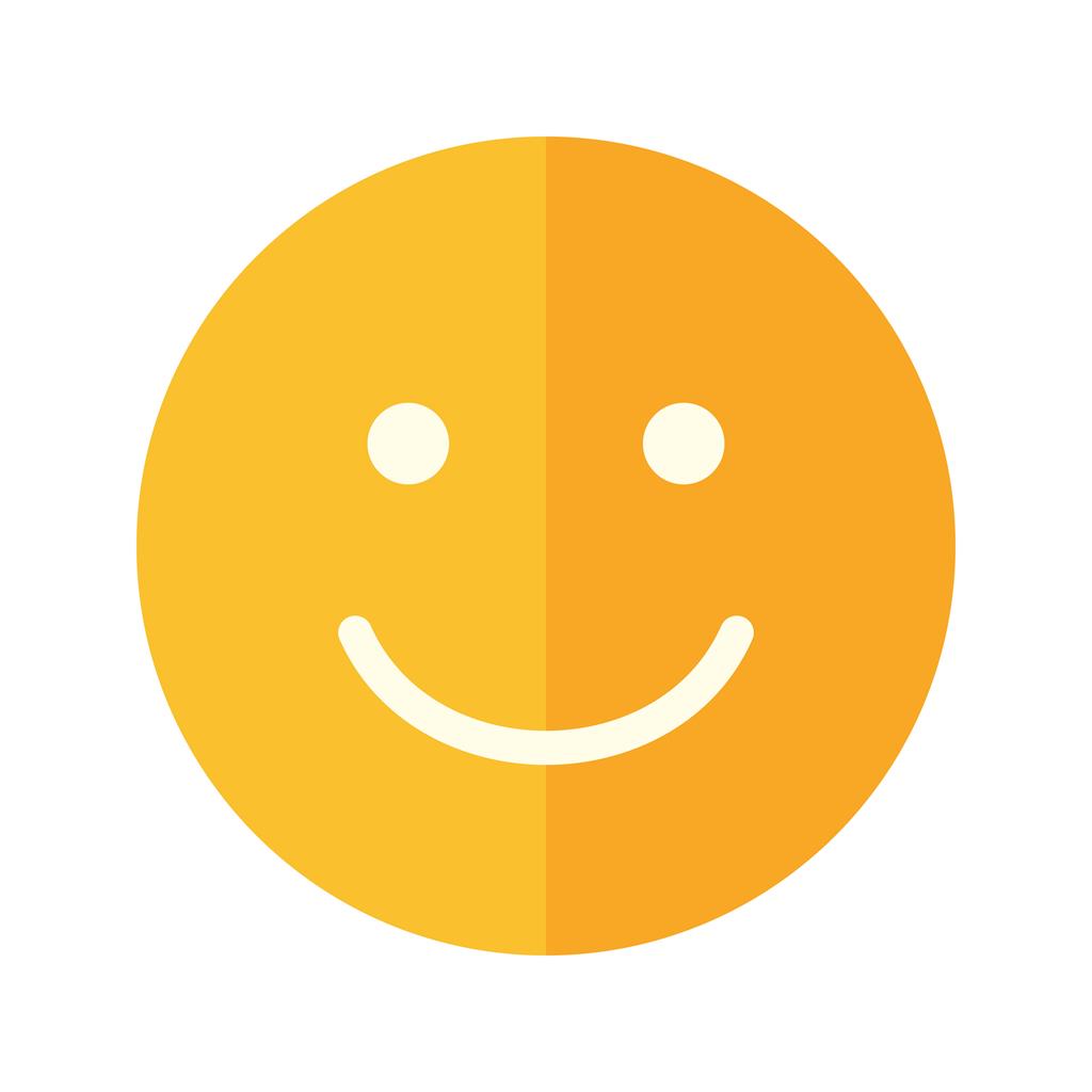 Happy Customer Flat Multicolor Icon - IconBunny