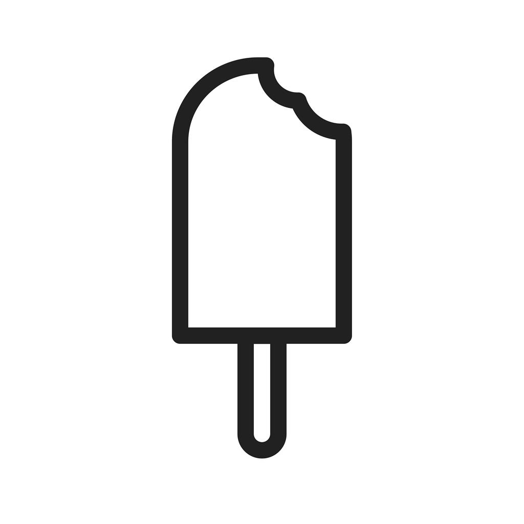 Ice lolly Line Icon - IconBunny