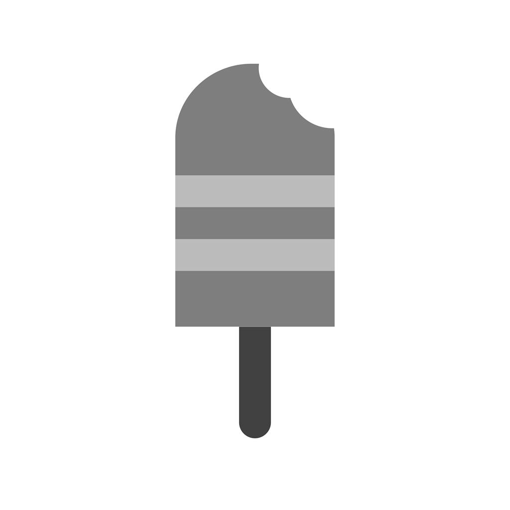 Ice lolly Greyscale Icon - IconBunny