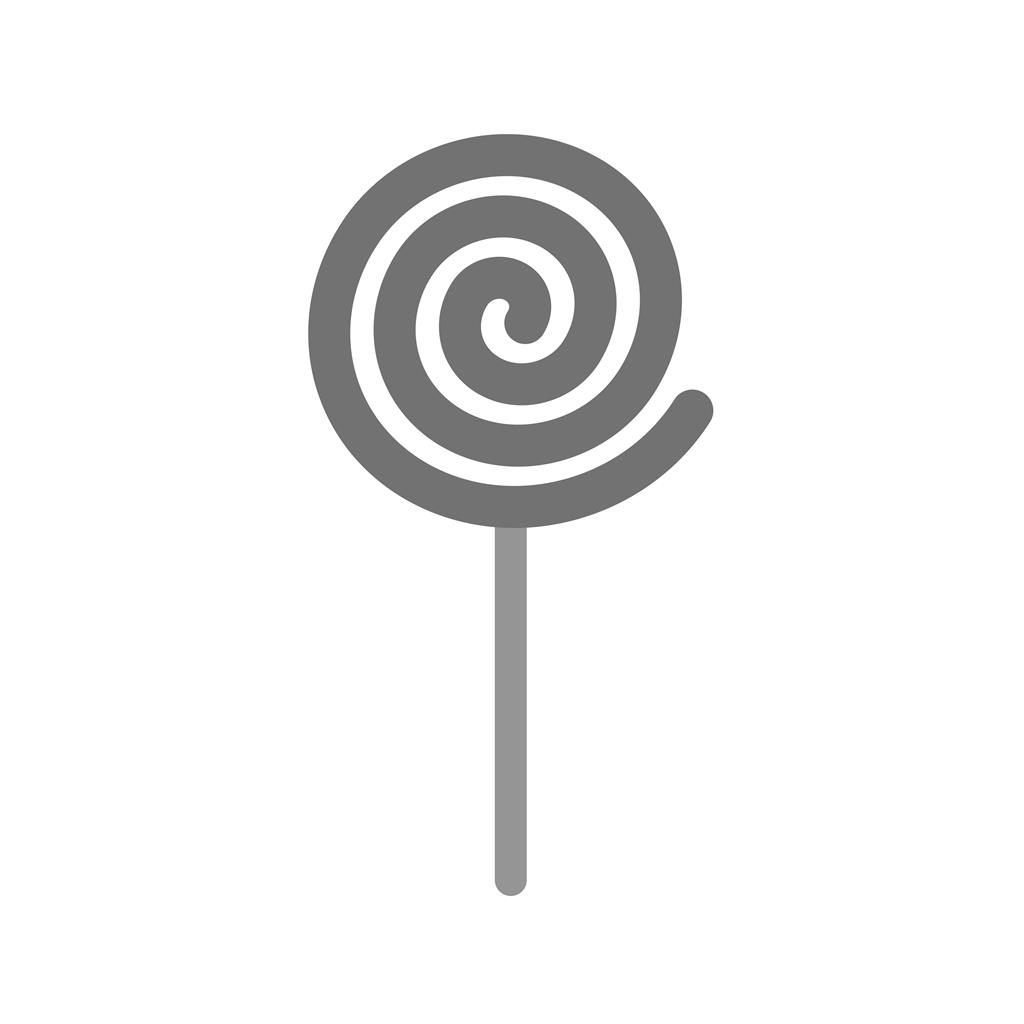 Candy Stick I Greyscale Icon - IconBunny