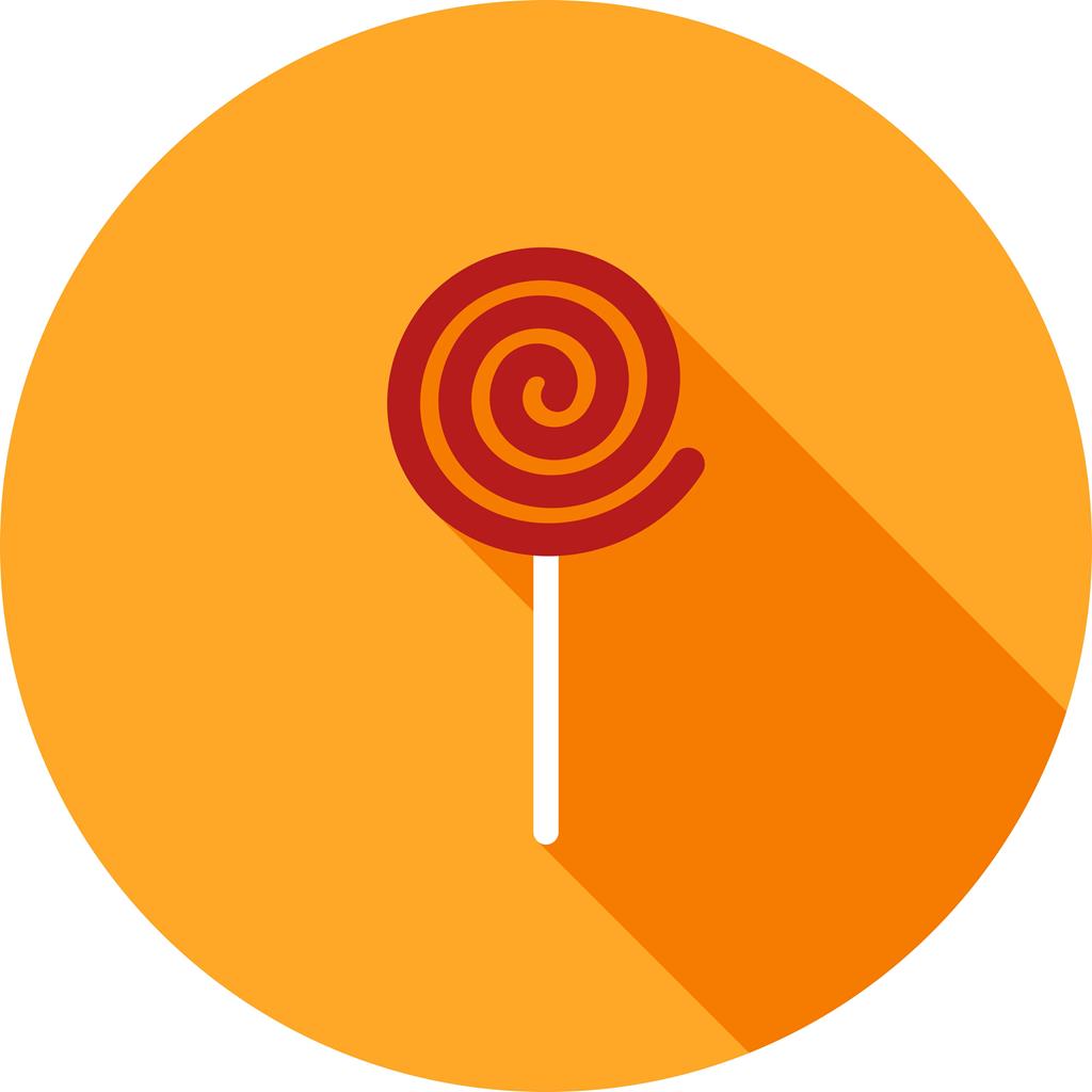 Candy Stick I Flat Shadowed Icon - IconBunny