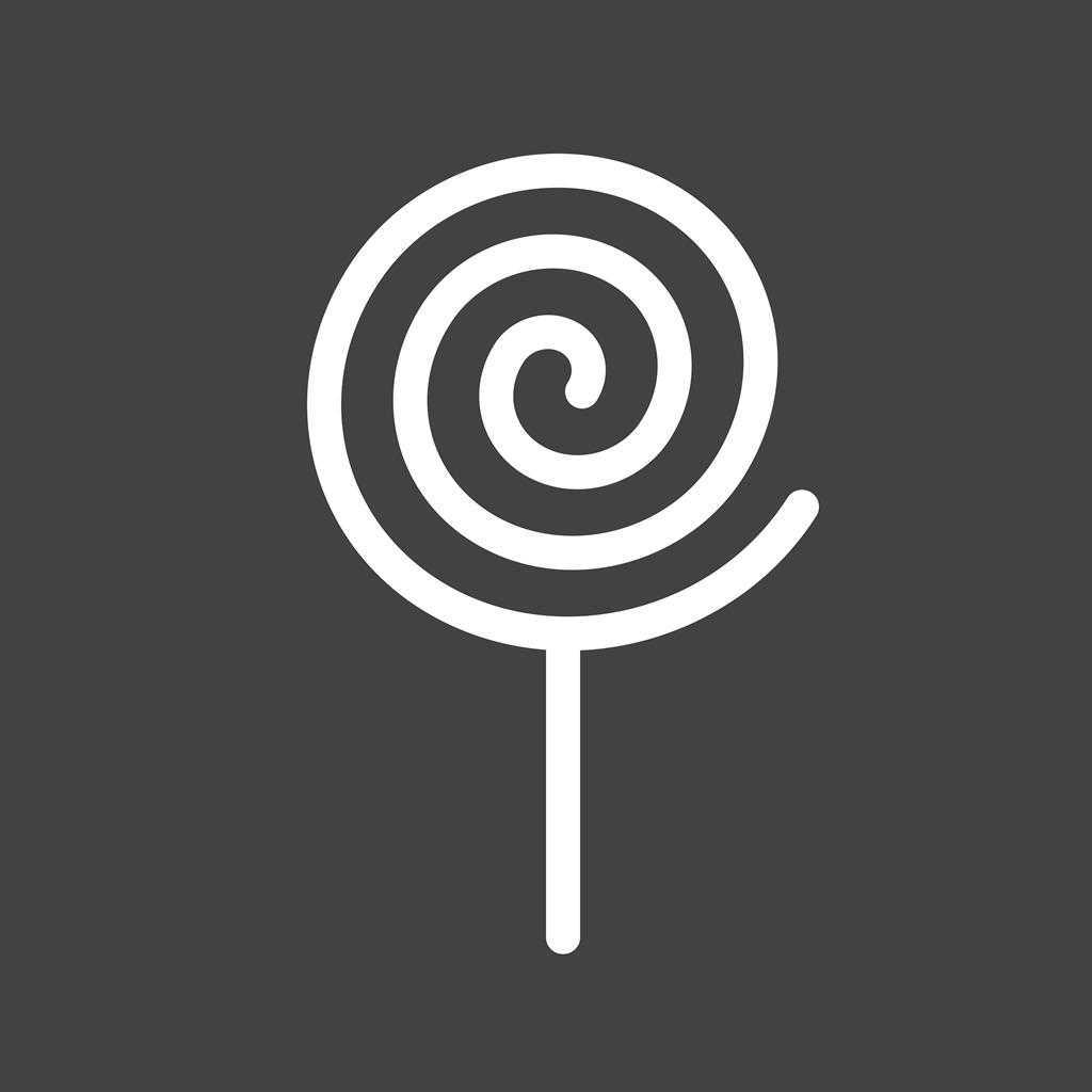Candy Stick I Line Inverted Icon - IconBunny