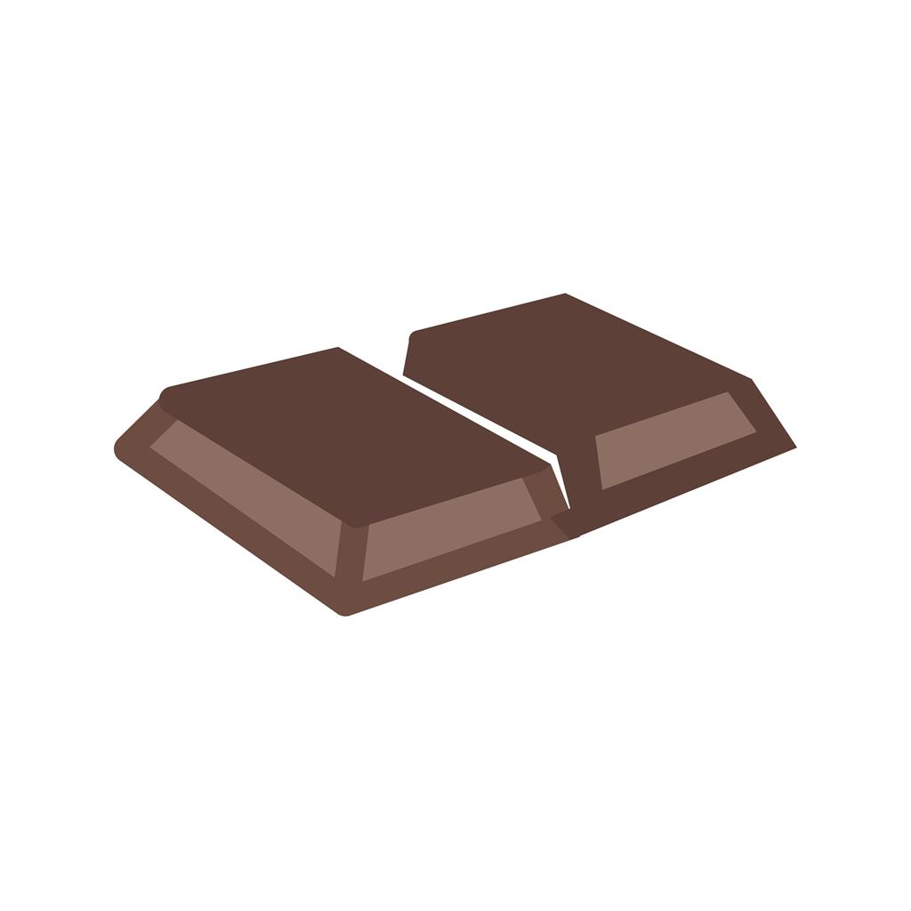 Chocolate biscuit Flat Multicolor Icon - IconBunny