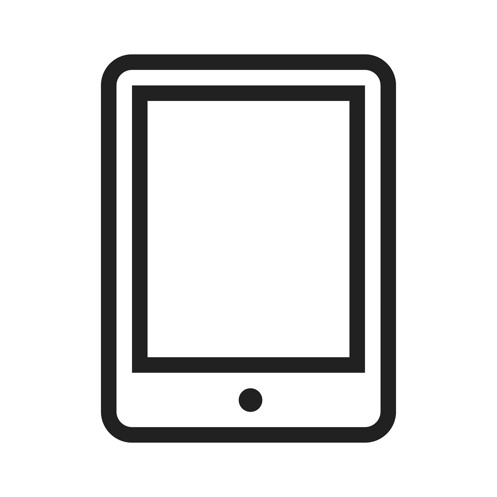 Tablets Line Icon - IconBunny