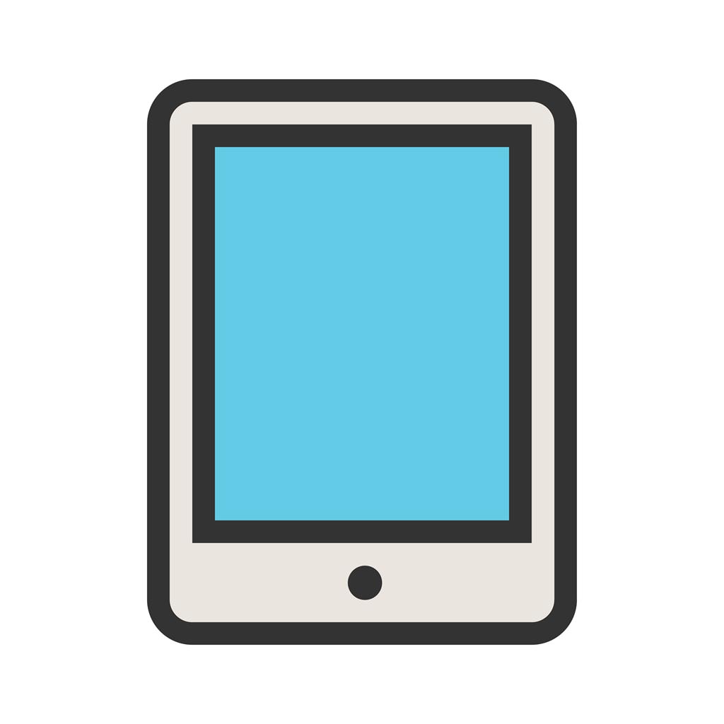 Tablets Line Filled Icon - IconBunny