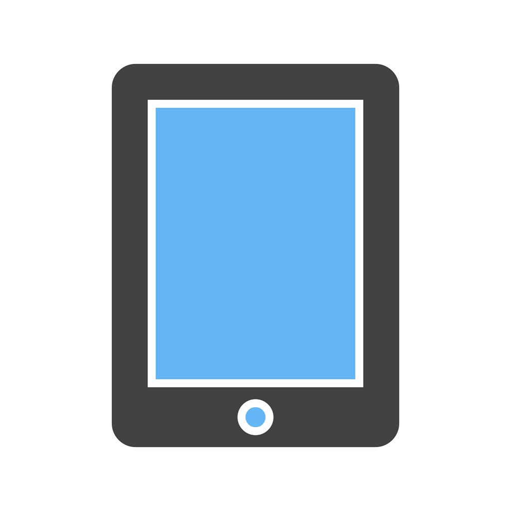 Tablets Blue Black Icon - IconBunny