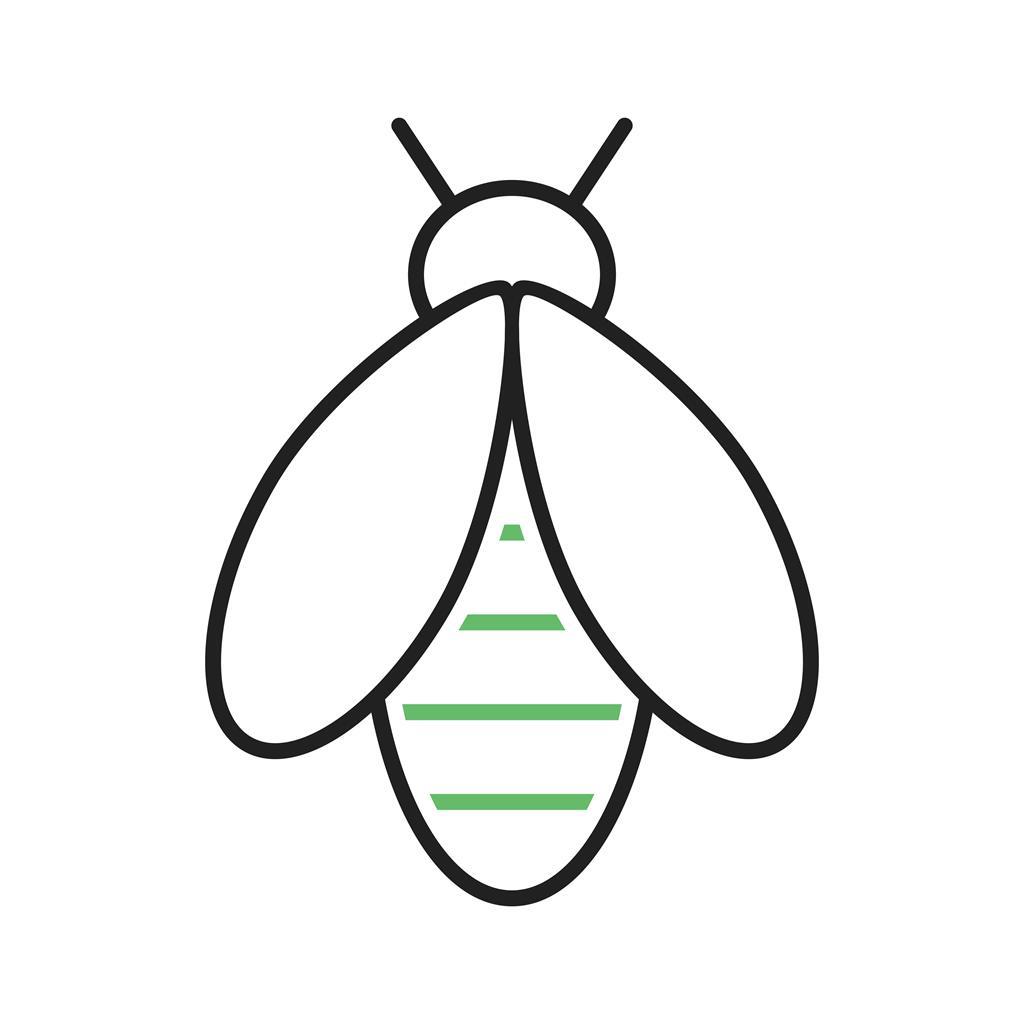 Bee Line Green Black Icon - IconBunny