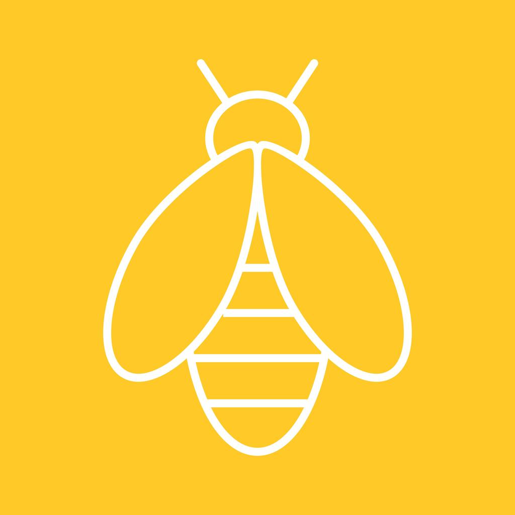 Bee Line Multicolor B/G Icon - IconBunny