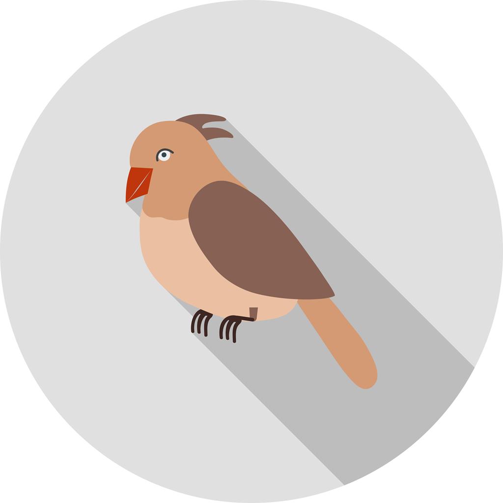 Bird Flat Shadowed Icon - IconBunny