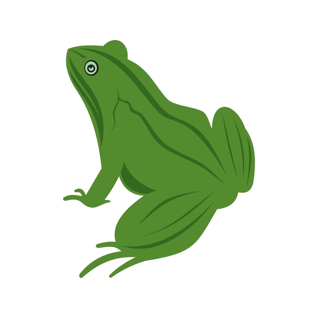 Frog Flat Multicolor Icon - IconBunny