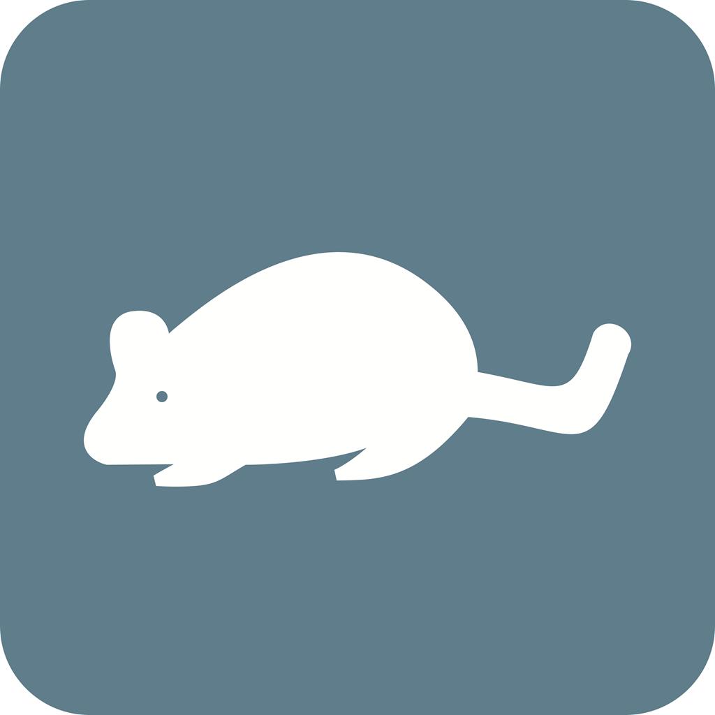 Mouse Flat Round Corner Icon - IconBunny
