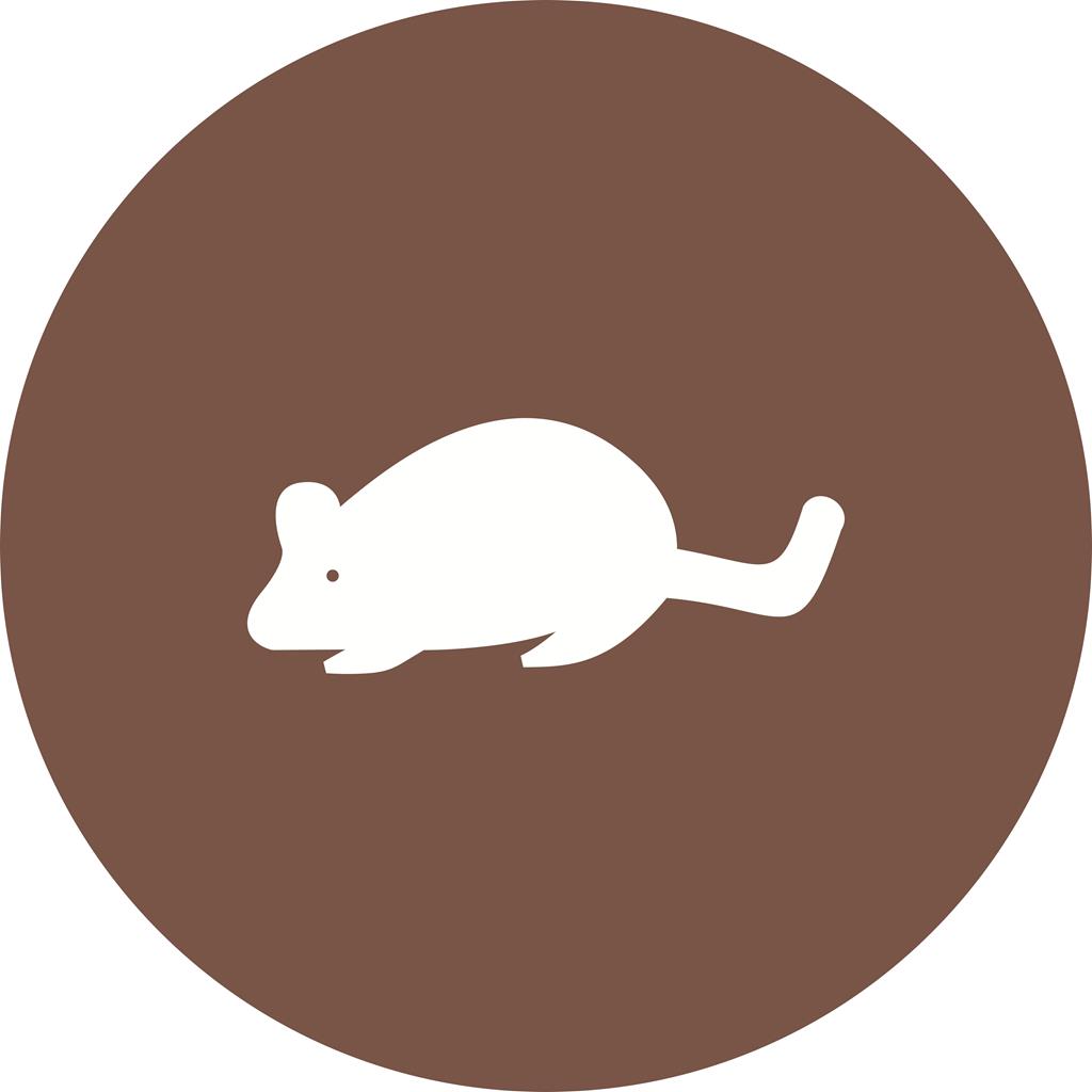 Mouse Flat Round Icon - IconBunny