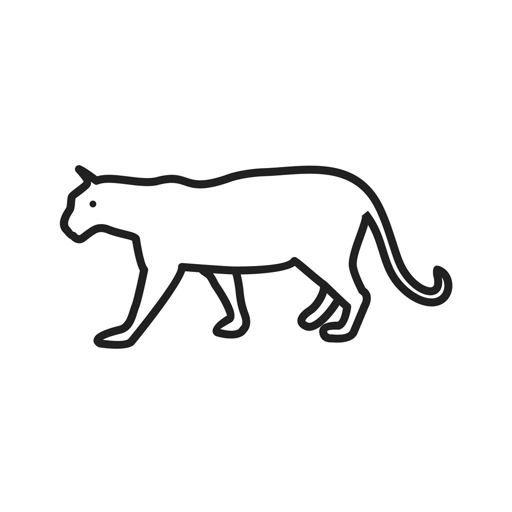 Tiger Line Icon - IconBunny