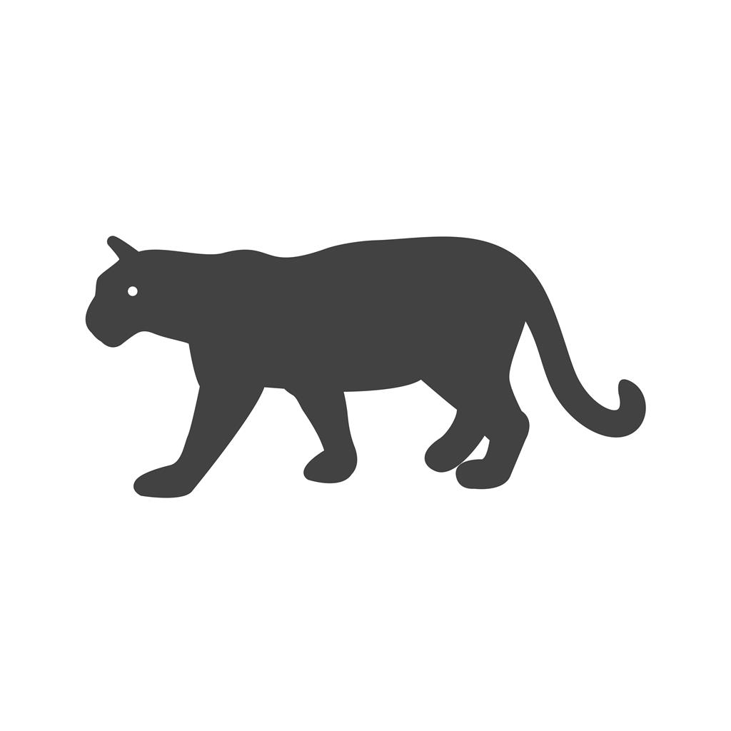 Tiger Glyph Icon - IconBunny