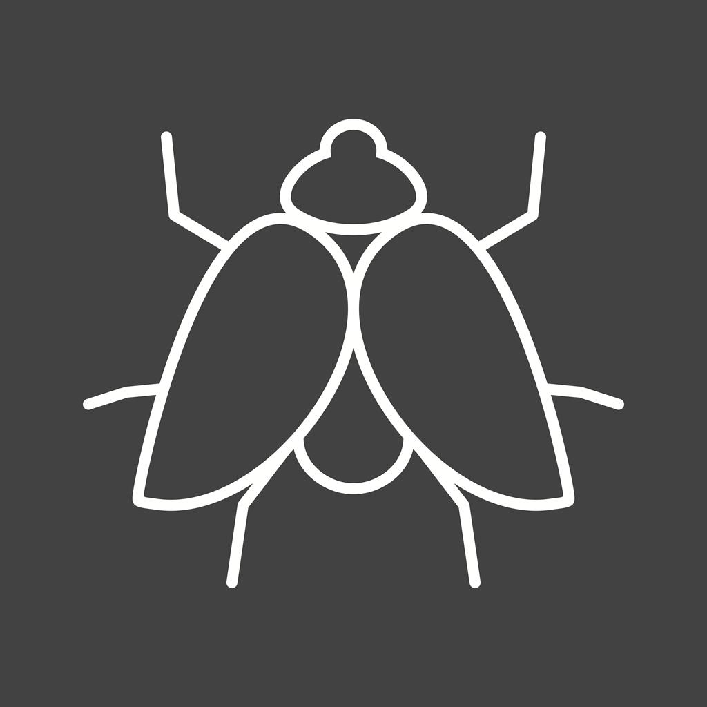 Fly Line Inverted Icon - IconBunny