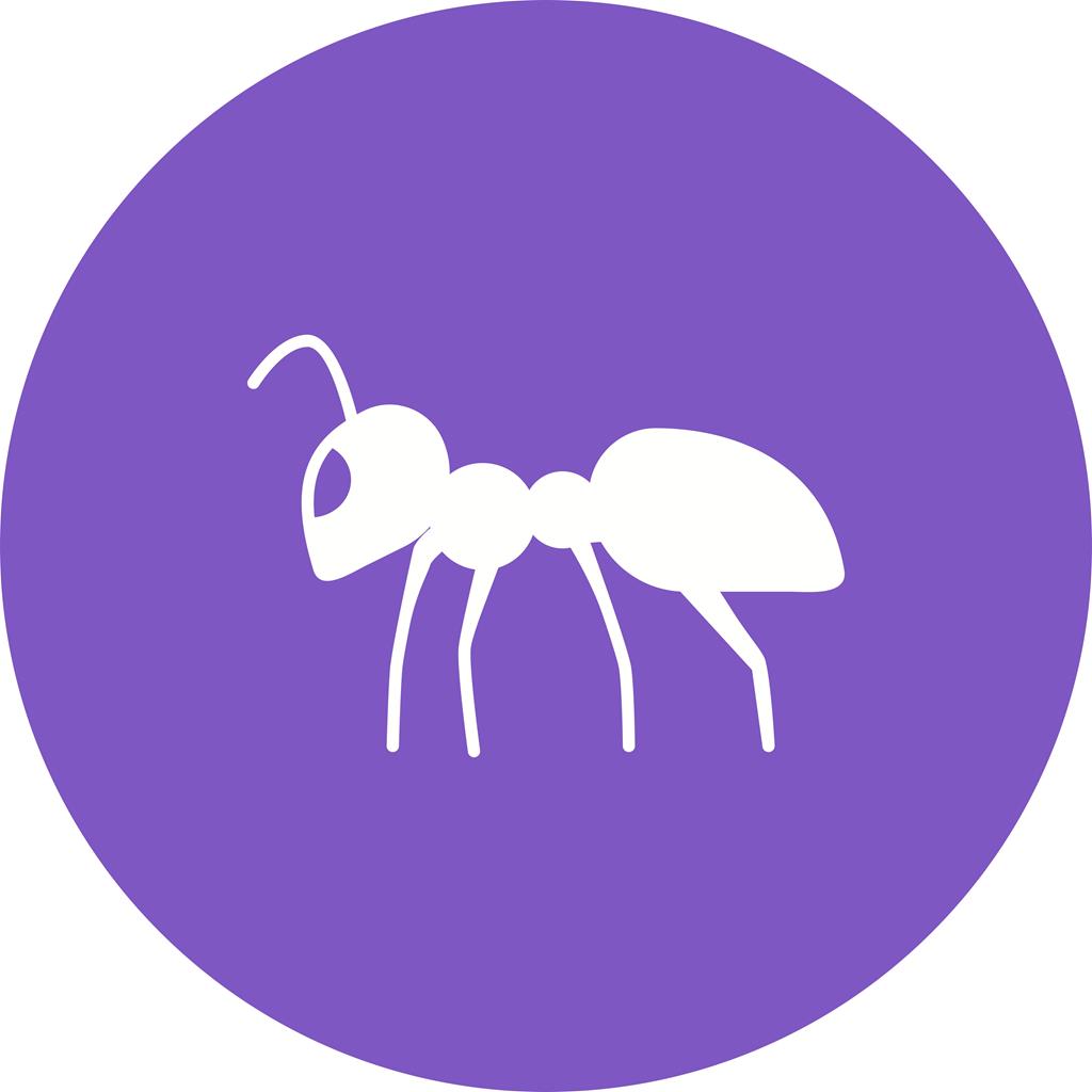 Ant II Flat Round Icon - IconBunny
