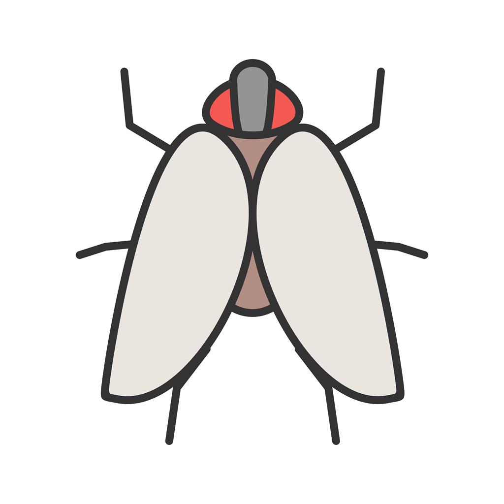Fly II Line Filled Icon - IconBunny