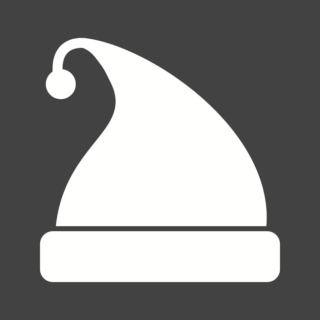 Bonnet Glyph Inverted Icon - IconBunny
