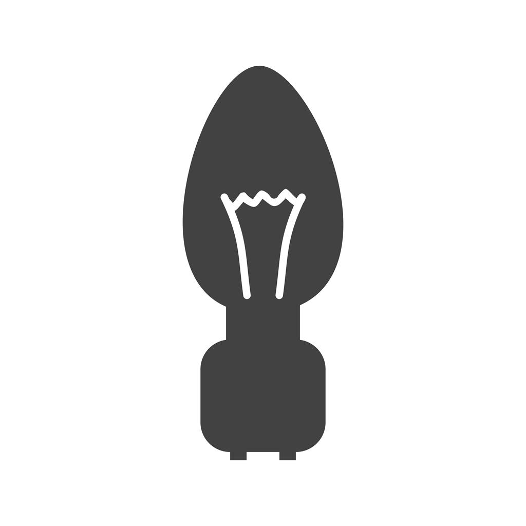 Fairy Light Glyph Icon - IconBunny
