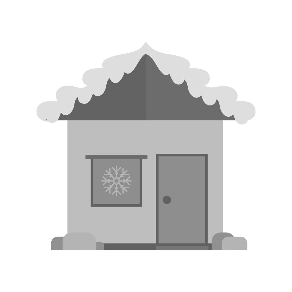 House Greyscale Icon - IconBunny