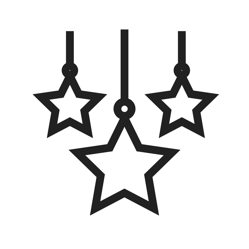 Stars Line Icon - IconBunny