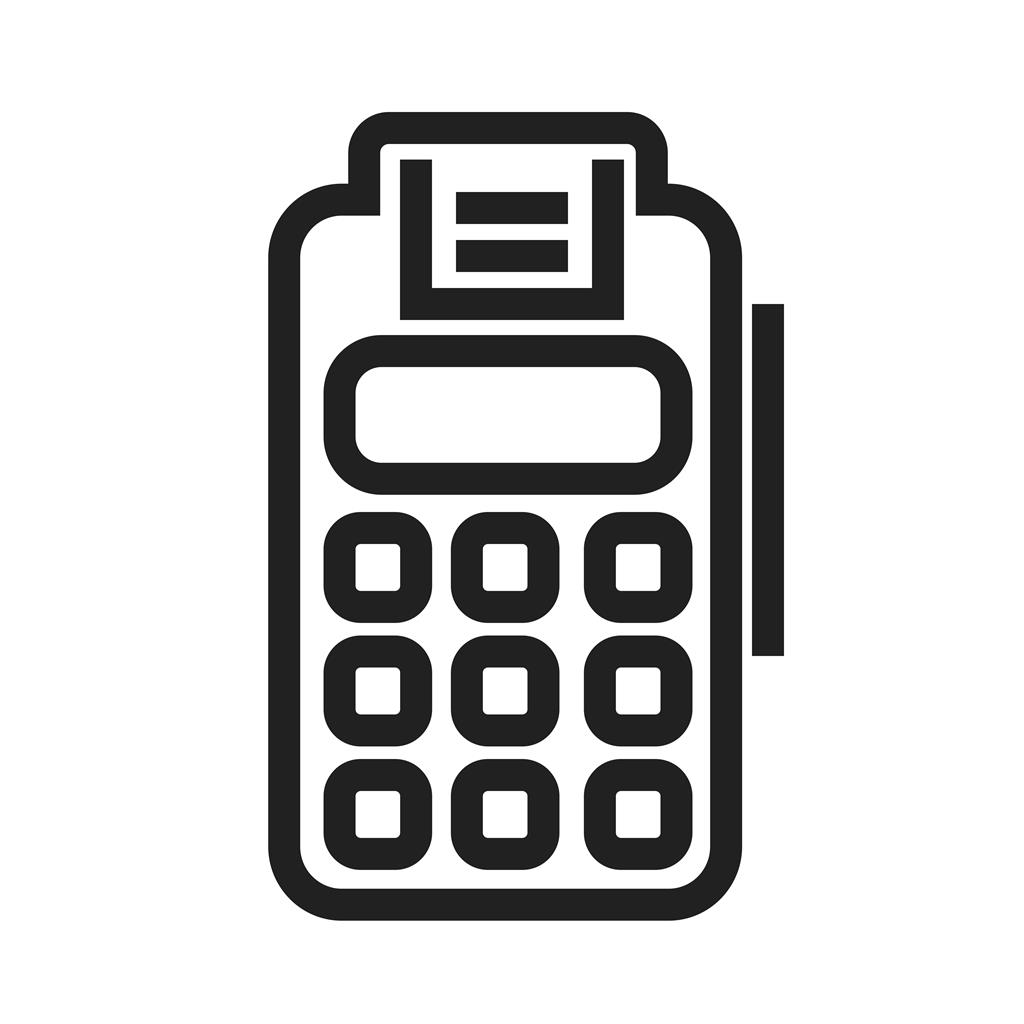 Free Utility Bill Payment Line Icon - IconBunny
