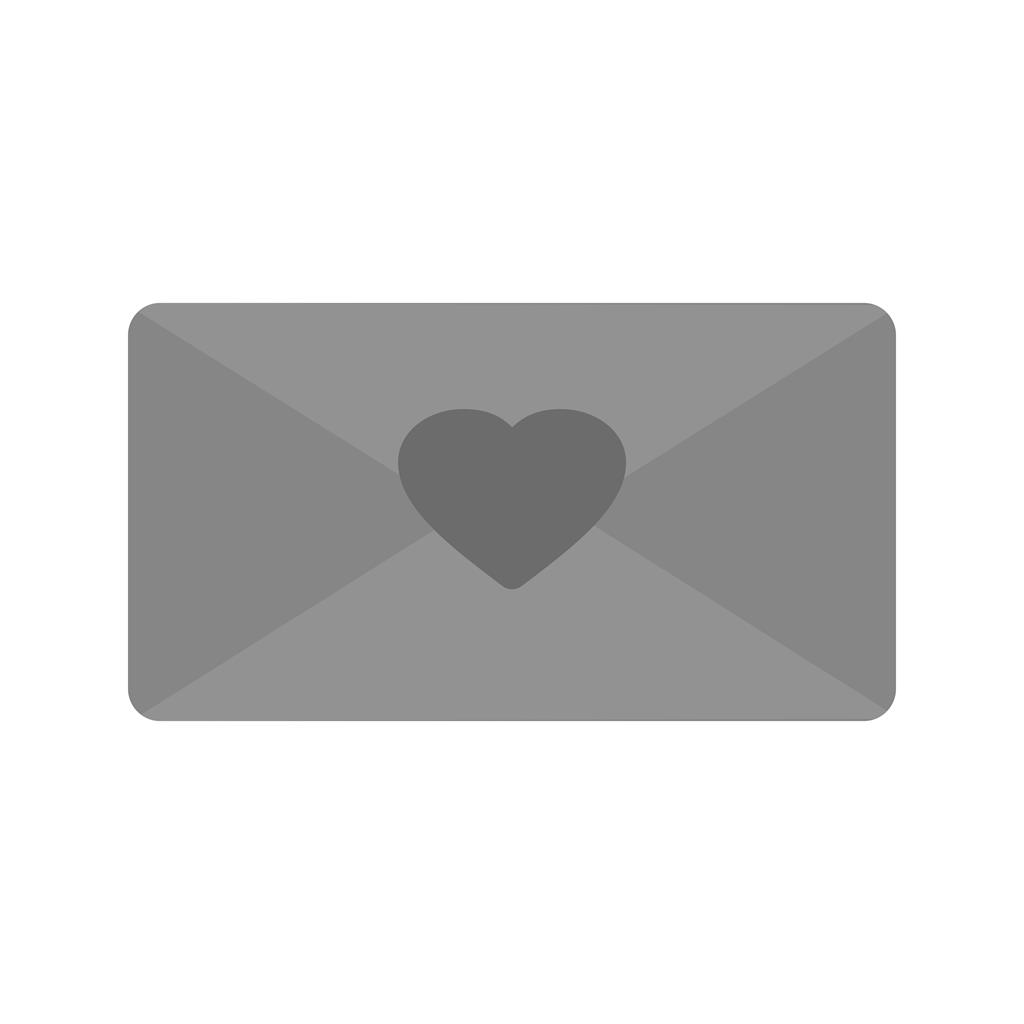 Envelope Greyscale Icon - IconBunny