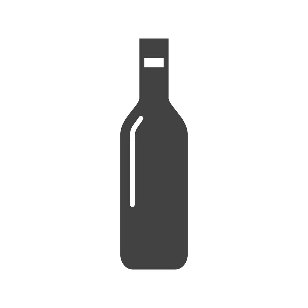 Bottle Glyph Icon - IconBunny