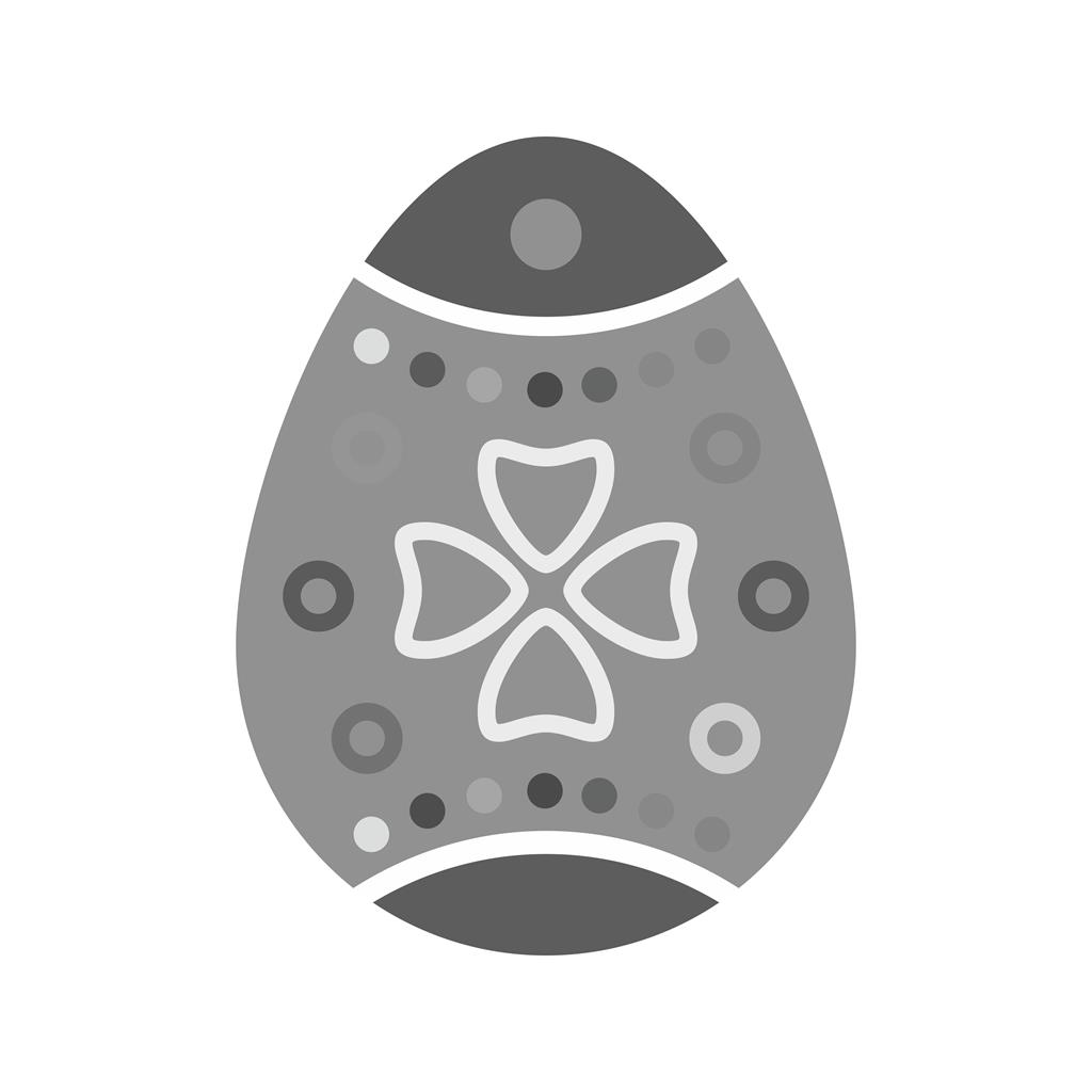 Easter Egg I Greyscale Icon - IconBunny