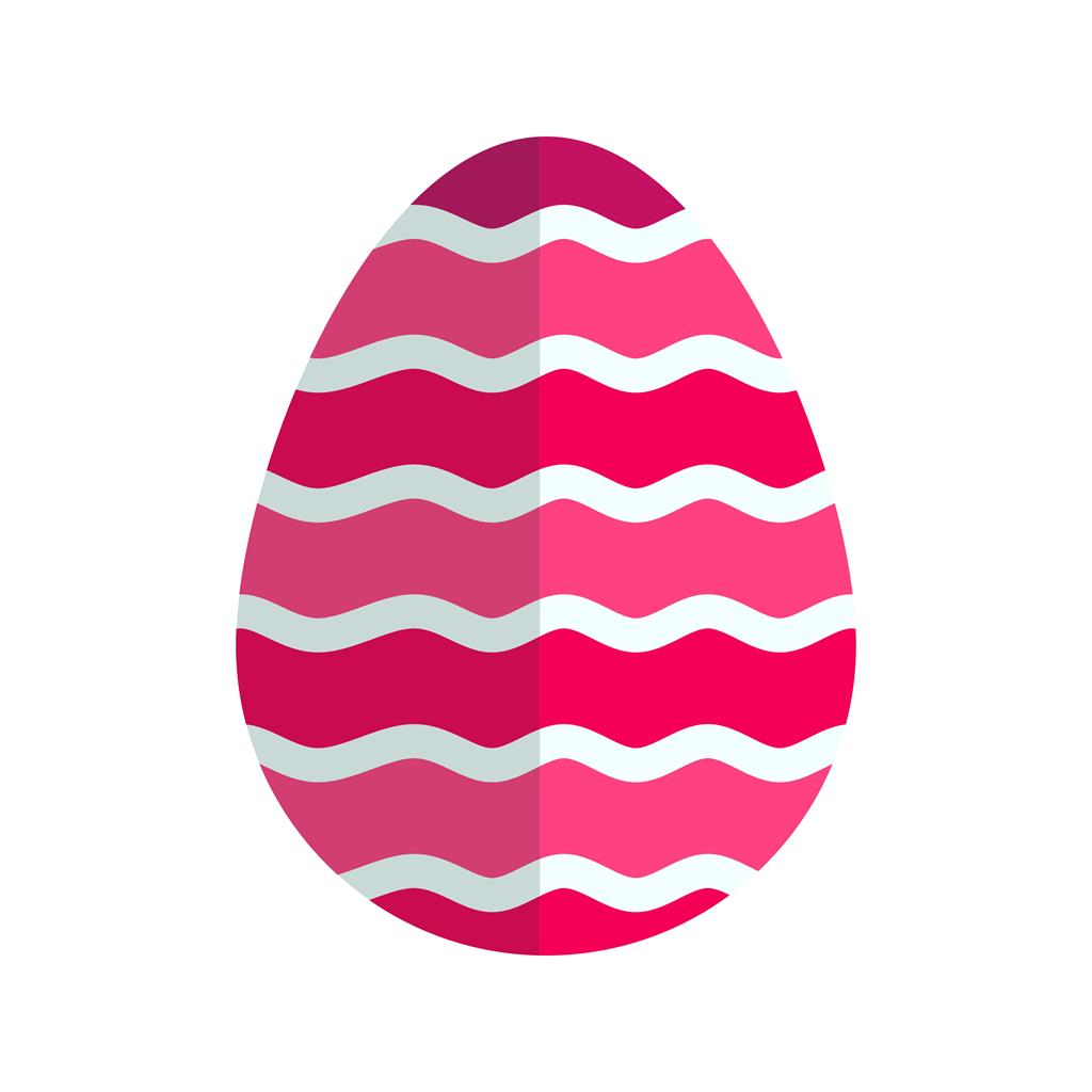 Easter Egg VI Flat Multicolor Icon - IconBunny