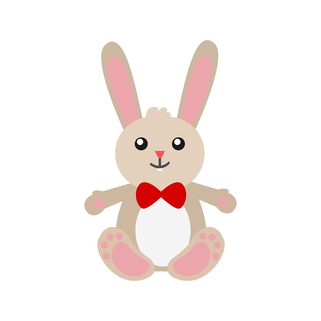 Bunny II Flat Multicolor Icon - IconBunny