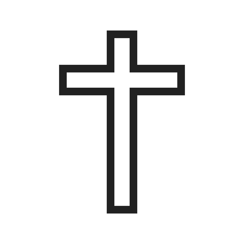 Cross II Line Icon - IconBunny