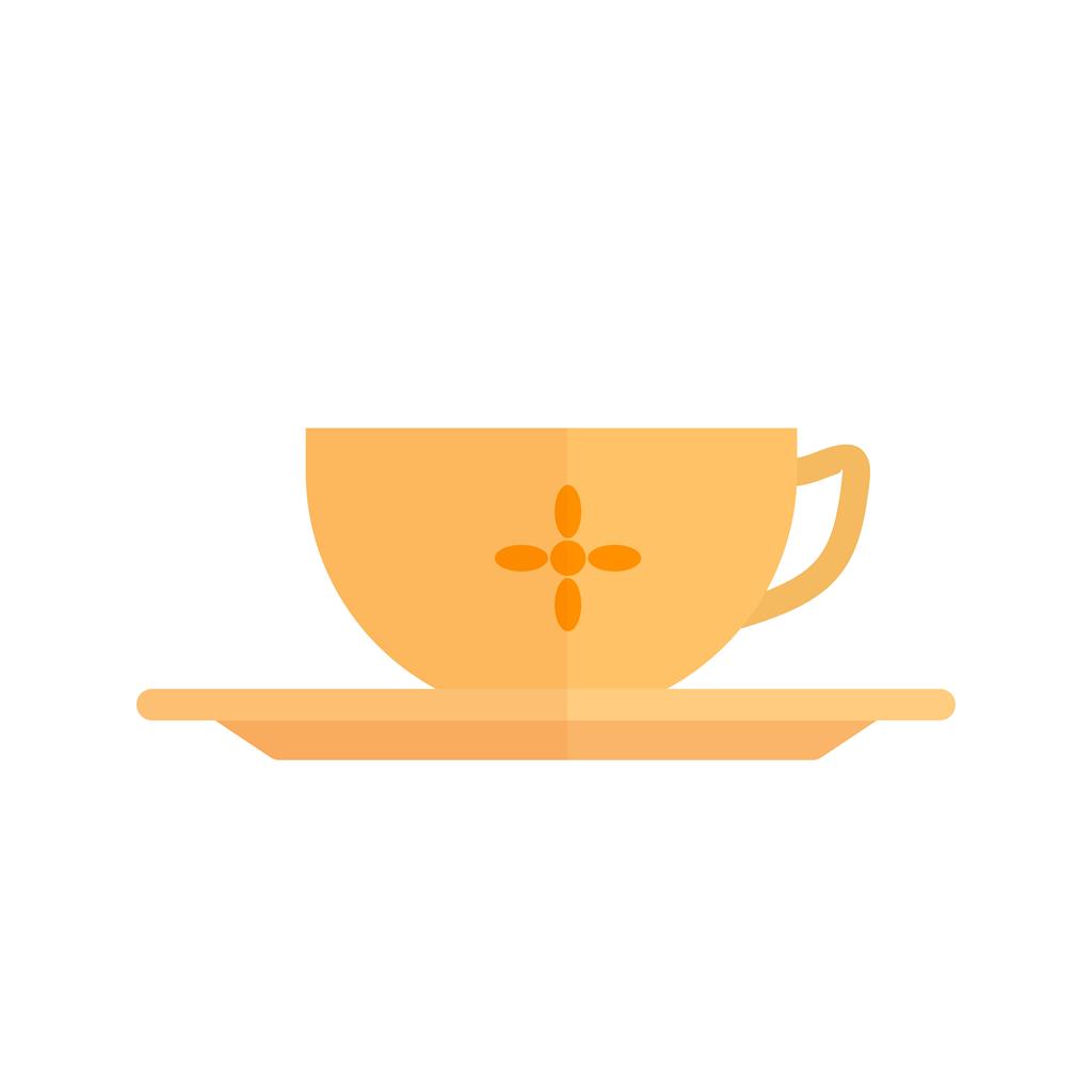 Tea Flat Multicolor Icon - IconBunny