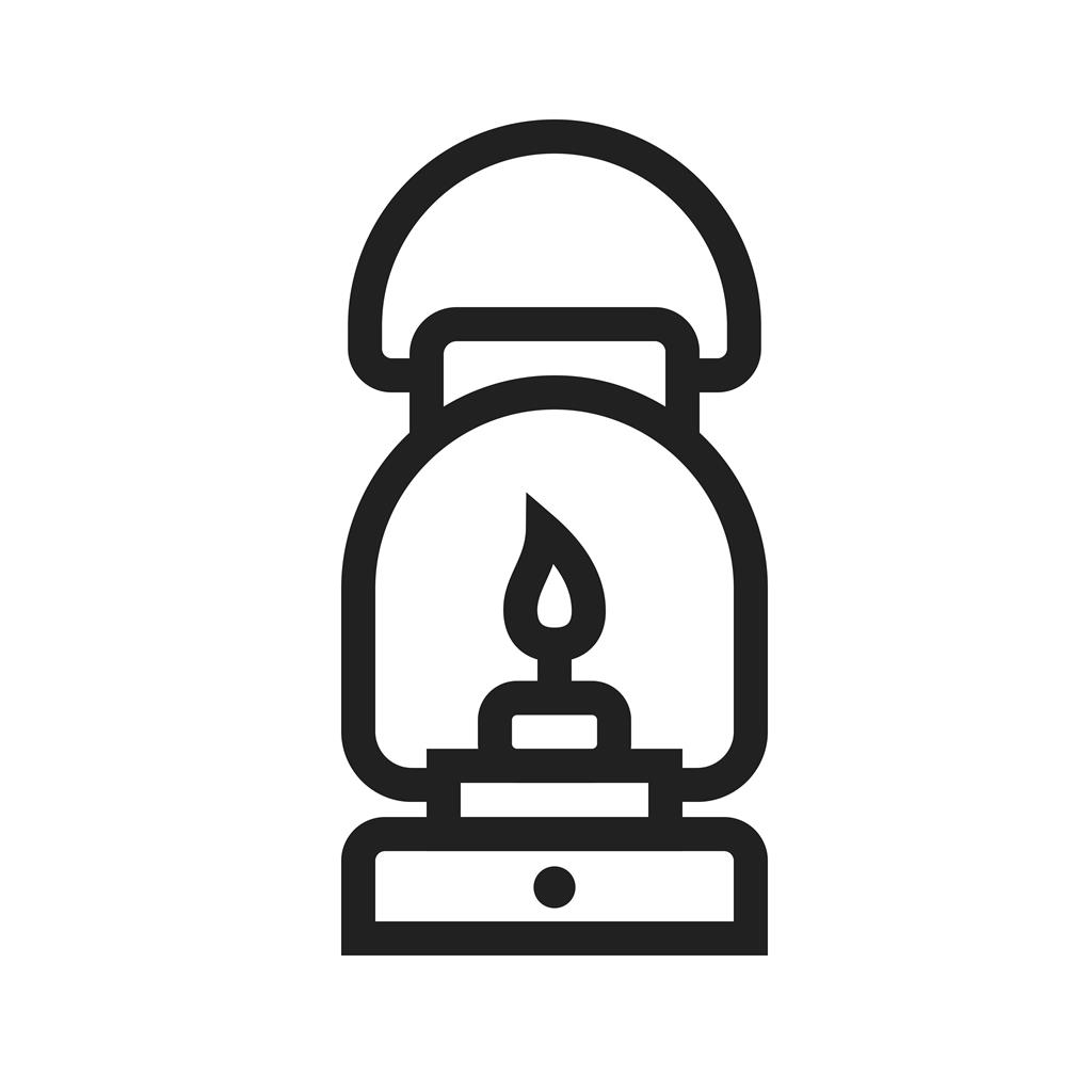 Lantern Line Icon - IconBunny